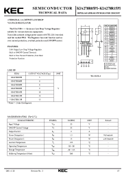 Datasheet KIA278R08PI manufacturer KEC